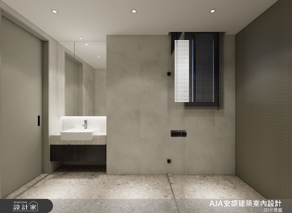 56坪毛胚屋＿現代風浴室案例圖片＿AJA安頡建築室內設計＿安頡_House of Honor｜典藏之宅之43