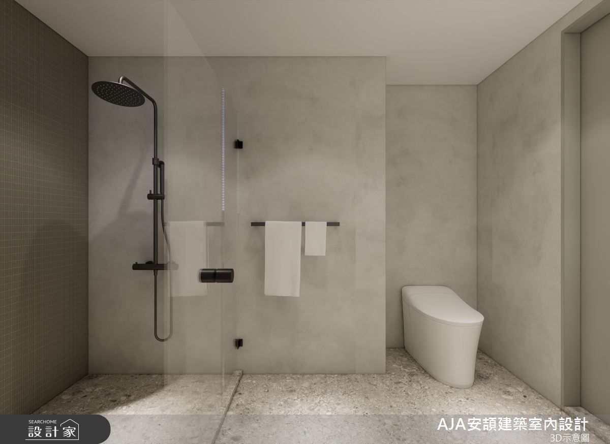 56坪毛胚屋＿現代風浴室案例圖片＿AJA安頡建築室內設計＿安頡_House of Honor｜典藏之宅之44