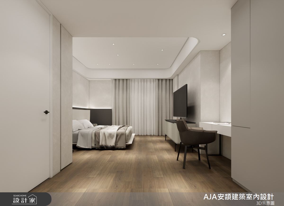 56坪毛胚屋＿現代風臥室案例圖片＿AJA安頡建築室內設計＿安頡_House of Honor｜典藏之宅之37