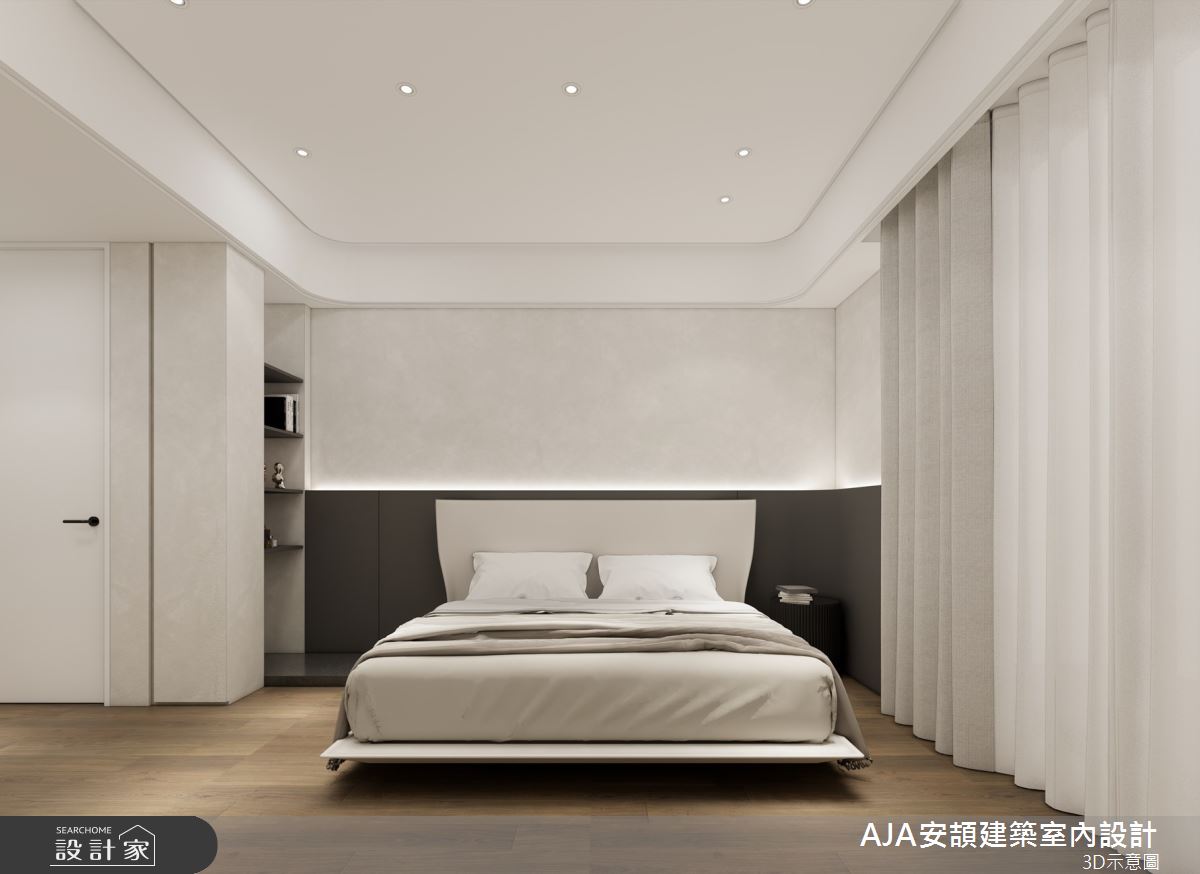 56坪毛胚屋＿現代風臥室案例圖片＿AJA安頡建築室內設計＿安頡_House of Honor｜典藏之宅之38