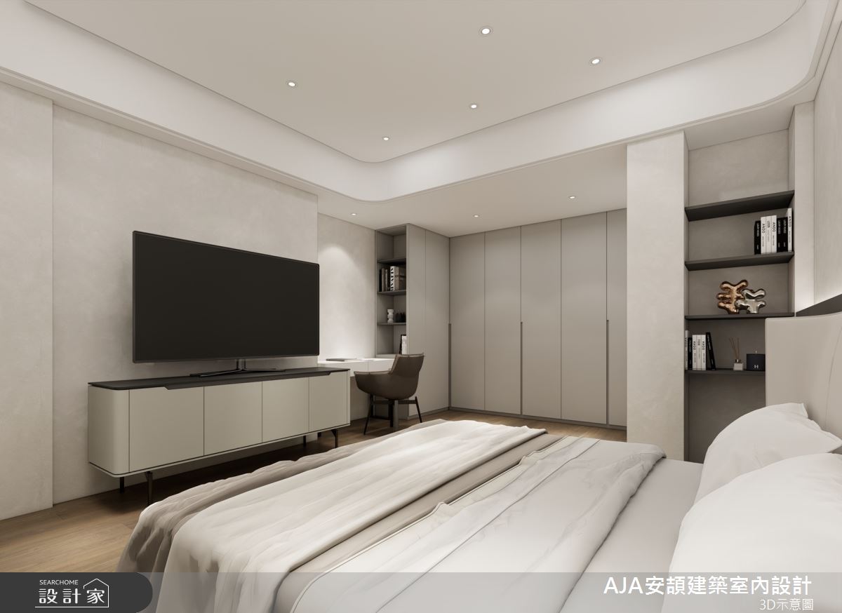 56坪毛胚屋＿現代風臥室案例圖片＿AJA安頡建築室內設計＿安頡_House of Honor｜典藏之宅之40