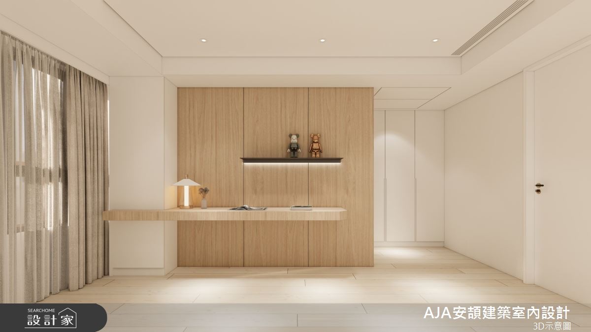 300坪毛胚屋＿現代風書房工作區案例圖片＿AJA安頡建築室內設計＿安頡_The Royal Village House|現代奢華透天別墅之60