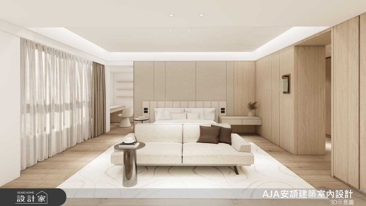300坪毛胚屋＿現代風臥室案例圖片＿AJA安頡建築室內設計＿安頡_The Royal Village House|現代奢華透天別墅之58