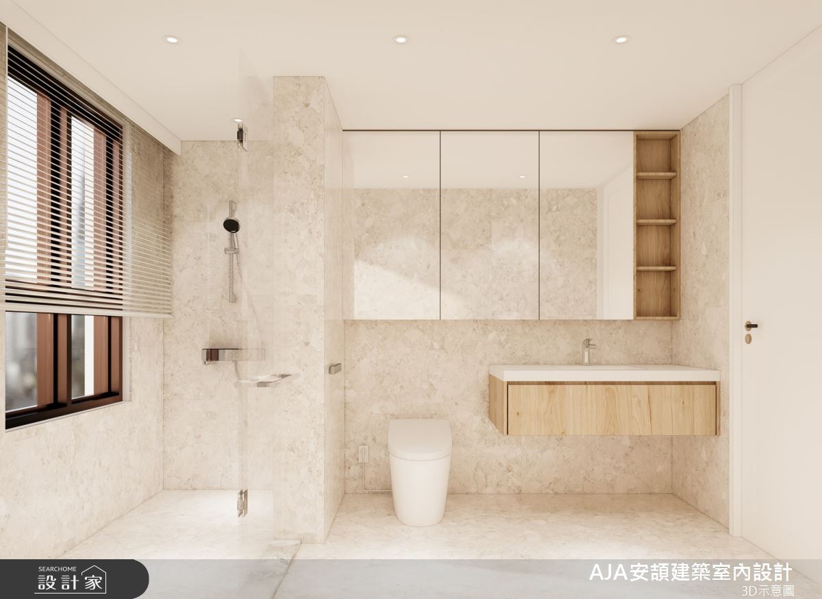 300坪毛胚屋＿現代風浴室案例圖片＿AJA安頡建築室內設計＿安頡_The Royal Village House|現代奢華透天別墅之62