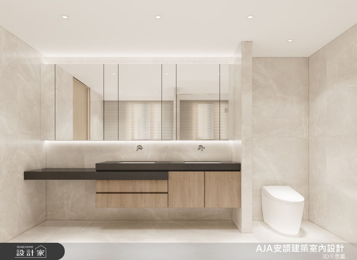 300坪毛胚屋＿現代風浴室案例圖片＿AJA安頡建築室內設計＿安頡_The Royal Village House|現代奢華透天別墅之63