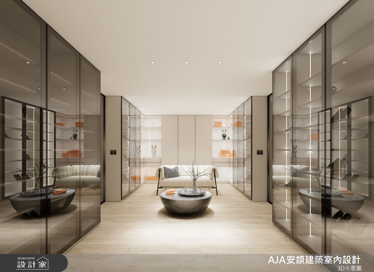 300坪毛胚屋＿現代風客廳案例圖片＿AJA安頡建築室內設計＿安頡_The Royal Village House|現代奢華透天別墅之79