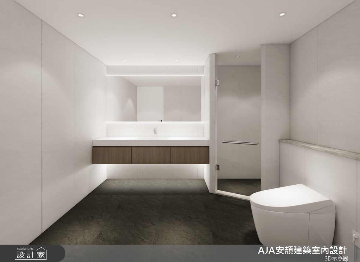 300坪毛胚屋＿現代風浴室案例圖片＿AJA安頡建築室內設計＿安頡_The Royal Village House|現代奢華透天別墅之80