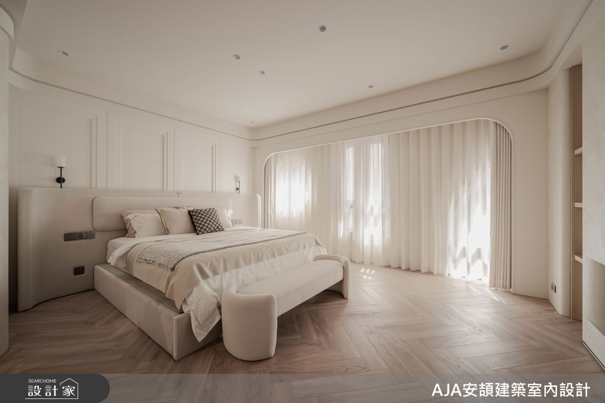 300坪毛胚屋＿現代風臥室案例圖片＿AJA安頡建築室內設計＿安頡_The Royal Village House|現代奢華透天別墅之24