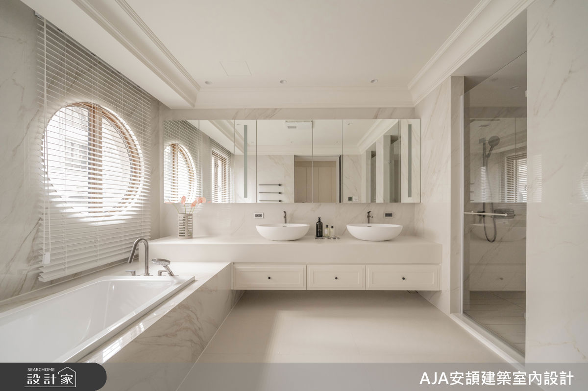 300坪毛胚屋＿現代風浴室案例圖片＿AJA安頡建築室內設計＿安頡_The Royal Village House|現代奢華透天別墅之10