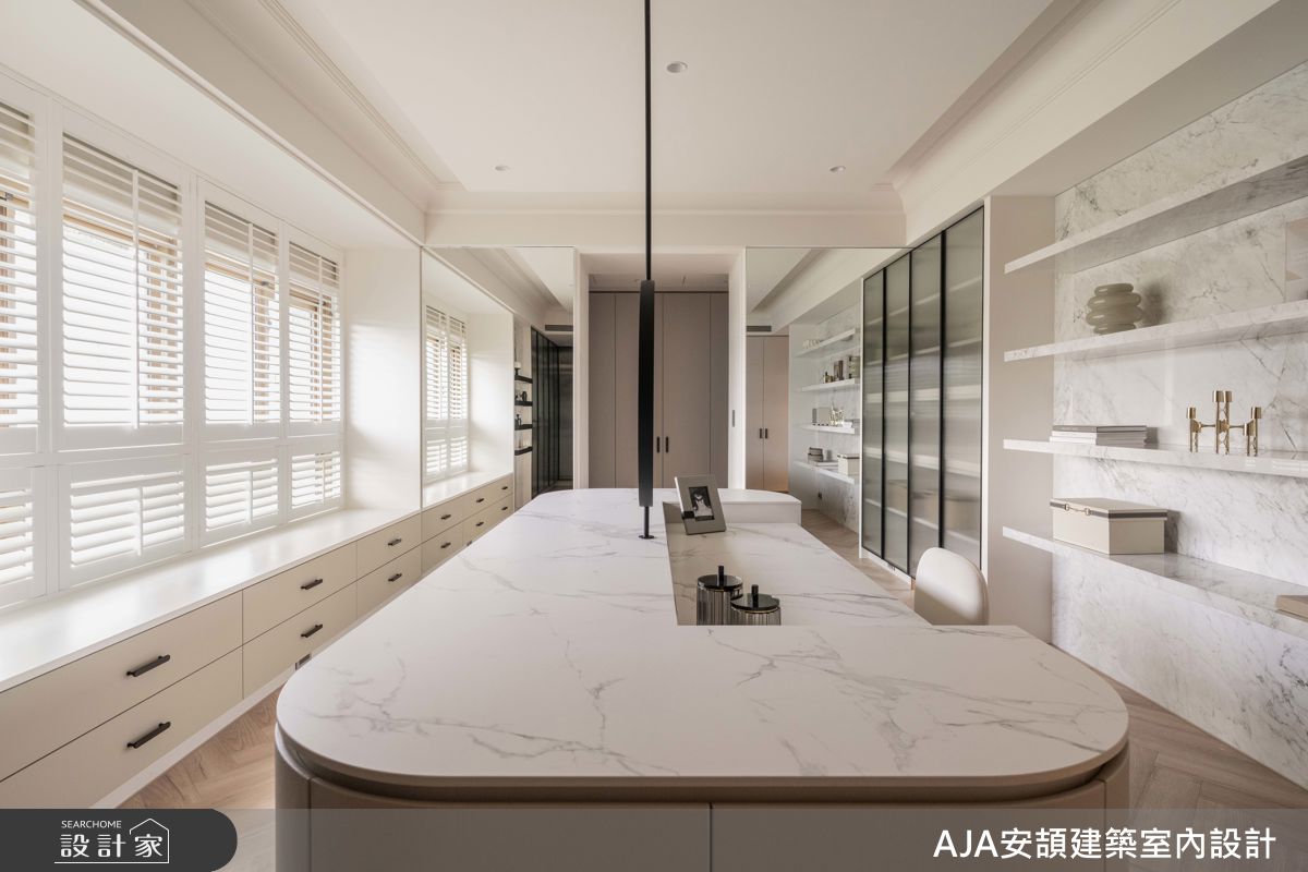 300坪毛胚屋＿現代風更衣間案例圖片＿AJA安頡建築室內設計＿安頡_The Royal Village House|現代奢華透天別墅之26