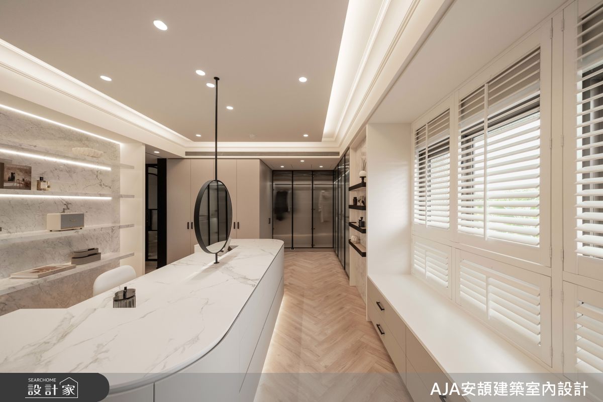 300坪毛胚屋＿現代風更衣間案例圖片＿AJA安頡建築室內設計＿安頡_The Royal Village House|現代奢華透天別墅之30