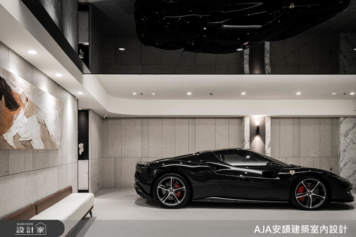 300坪毛胚屋＿現代風車庫案例圖片＿AJA安頡建築室內設計＿安頡_The Royal Village House|現代奢華透天別墅之16