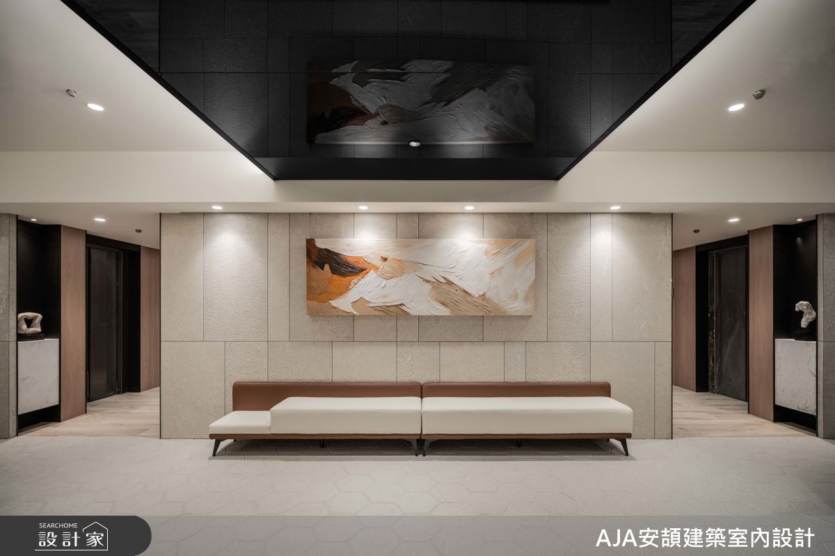 300坪毛胚屋＿現代風車庫案例圖片＿AJA安頡建築室內設計＿安頡_The Royal Village House|現代奢華透天別墅之15