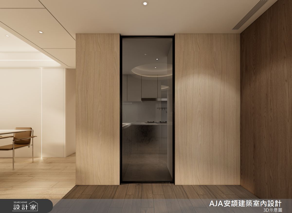 45坪毛胚屋＿現代風廚房案例圖片＿AJA安頡建築室內設計＿安頡_寶輝VILLAGE世紀莊園 The Park |靜觀庭邸之15
