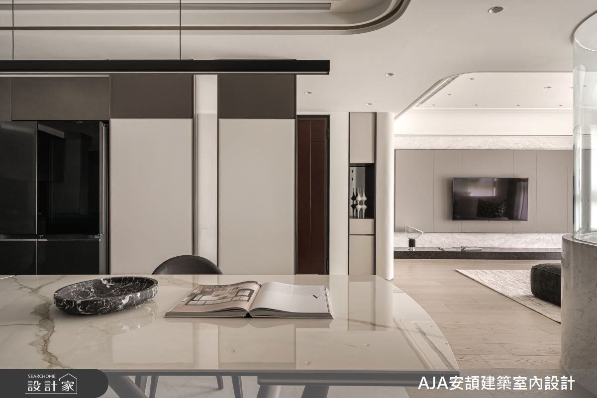75坪毛胚屋＿現代風客廳餐廳案例圖片＿AJA安頡建築室內設計＿安頡_精銳市政廳-2之7