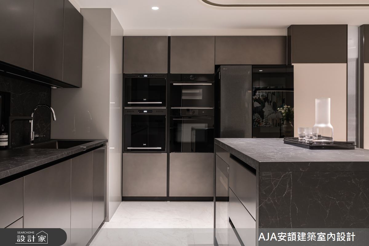 75坪毛胚屋＿現代風廚房中島案例圖片＿AJA安頡建築室內設計＿安頡_精銳市政廳-2之9