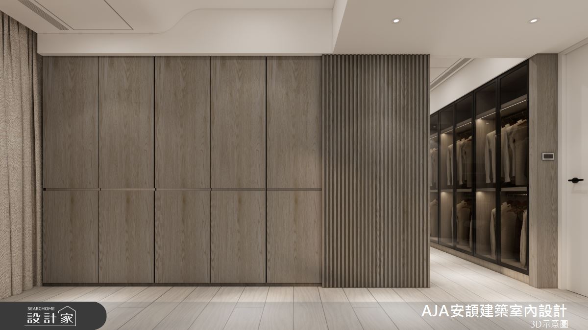 128坪毛胚屋＿現代風臥室更衣間案例圖片＿AJA安頡建築室內設計＿安頡_新朗日匯-2之30