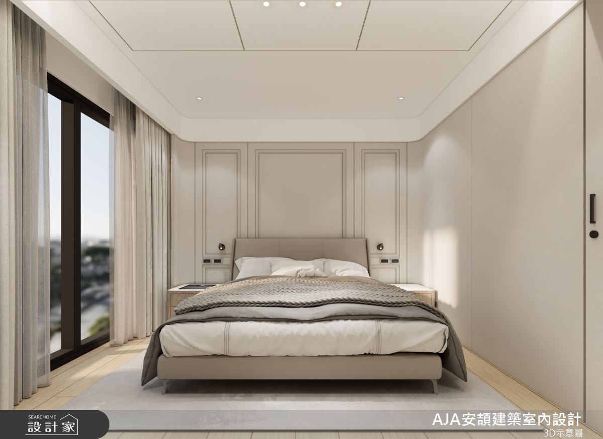45坪新成屋(5年以下)＿現代風臥室案例圖片＿AJA安頡建築室內設計＿安頡_寶輝世紀莊園A1之72