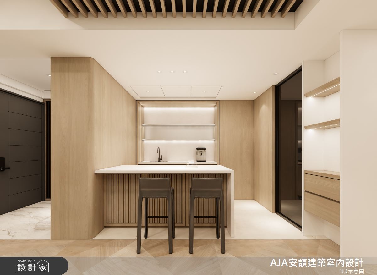 45坪新成屋(5年以下)＿現代風中島案例圖片＿AJA安頡建築室內設計＿安頡_寶輝世紀莊園A1之22