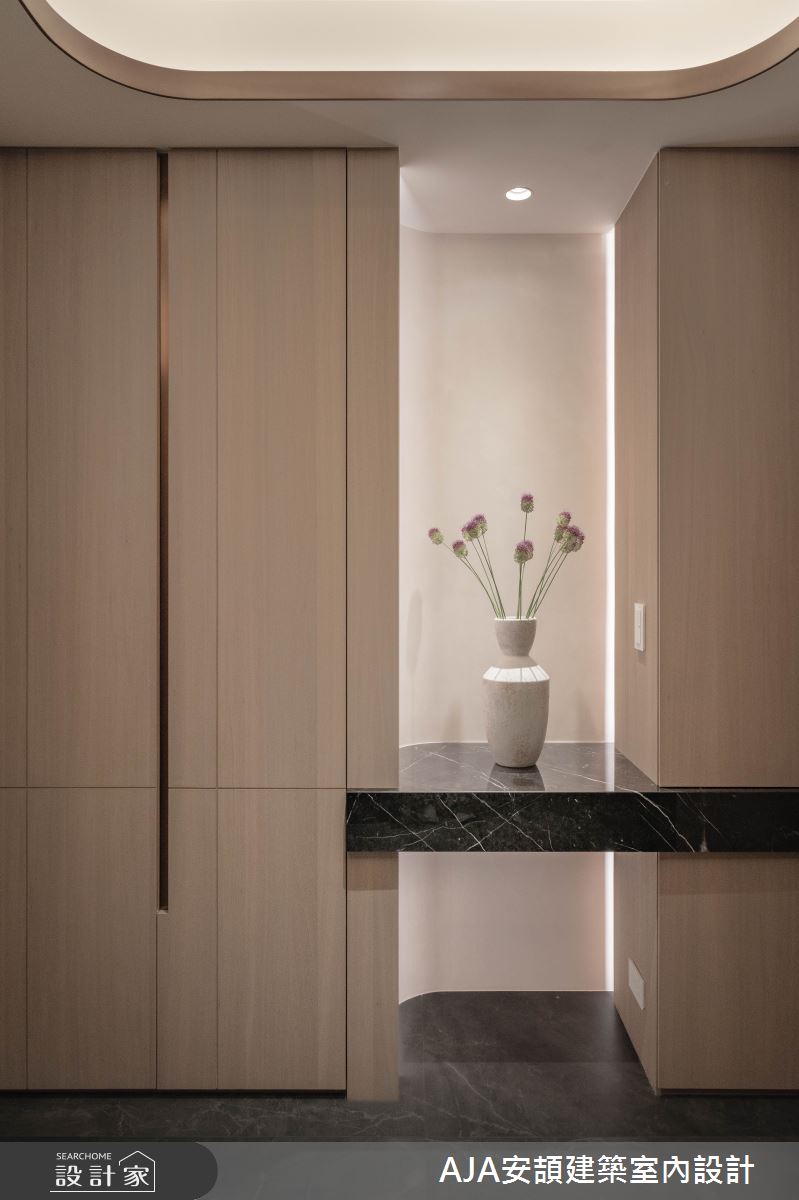 70坪毛胚屋＿現代風玄關案例圖片＿AJA安頡建築室內設計＿安頡_SKY TOWER Housing Interior之1