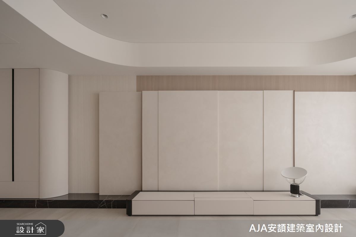 70坪毛胚屋＿現代風客廳案例圖片＿AJA安頡建築室內設計＿安頡_SKY TOWER Housing Interior之7