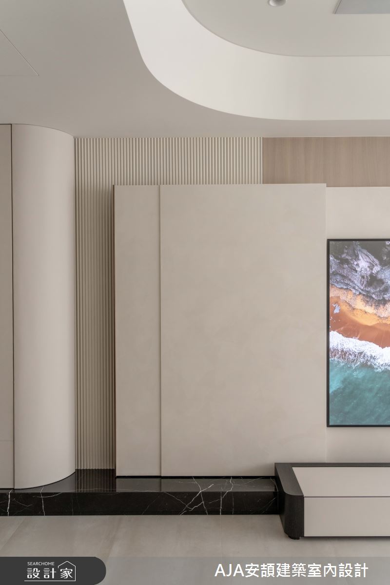 70坪毛胚屋＿現代風客廳案例圖片＿AJA安頡建築室內設計＿安頡_SKY TOWER Housing Interior之8
