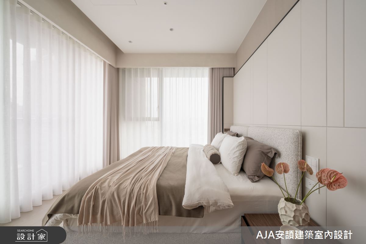70坪毛胚屋＿現代風臥室案例圖片＿AJA安頡建築室內設計＿安頡_SKY TOWER Housing Interior之16
