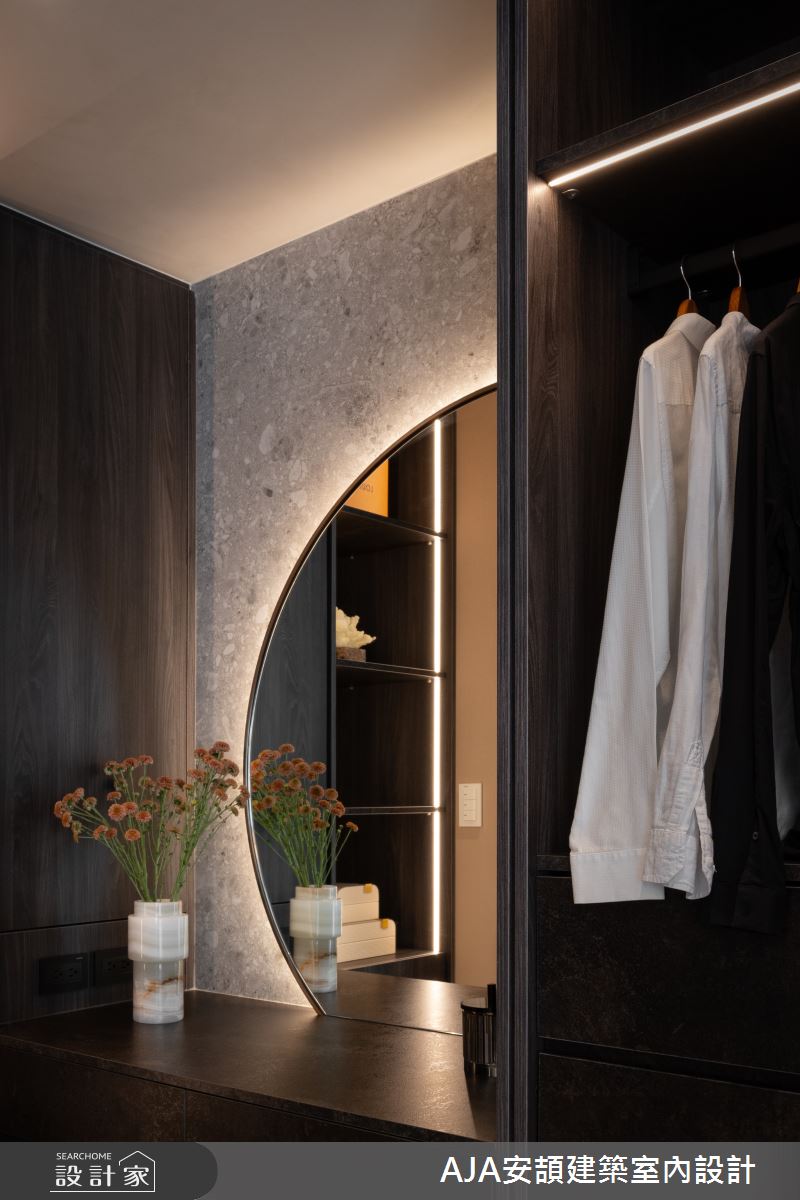70坪毛胚屋＿現代風更衣間案例圖片＿AJA安頡建築室內設計＿安頡_SKY TOWER Housing Interior之18