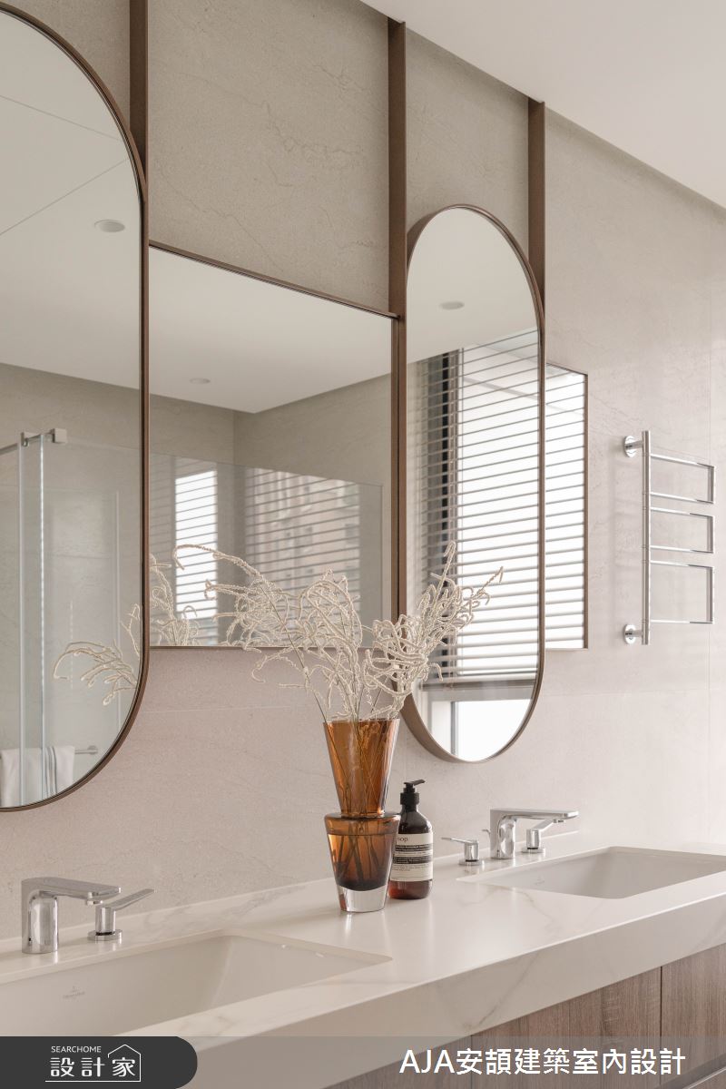 70坪毛胚屋＿現代風浴室案例圖片＿AJA安頡建築室內設計＿安頡_SKY TOWER Housing Interior之132