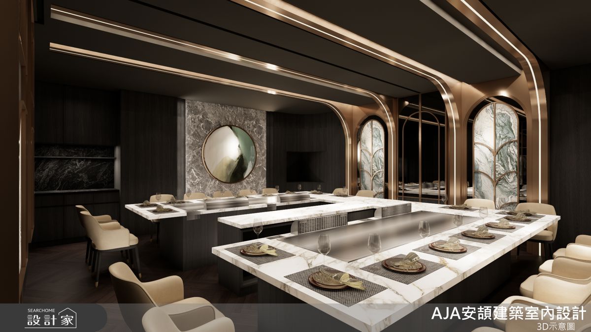 117坪中古屋(5~15年)＿現代風案例圖片＿AJA安頡建築室內設計＿安頡_森鐵板燒之17