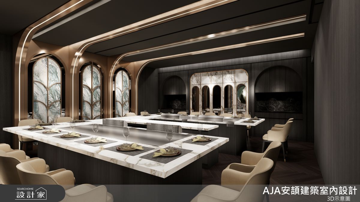 117坪中古屋(5~15年)＿現代風案例圖片＿AJA安頡建築室內設計＿安頡_森鐵板燒之14