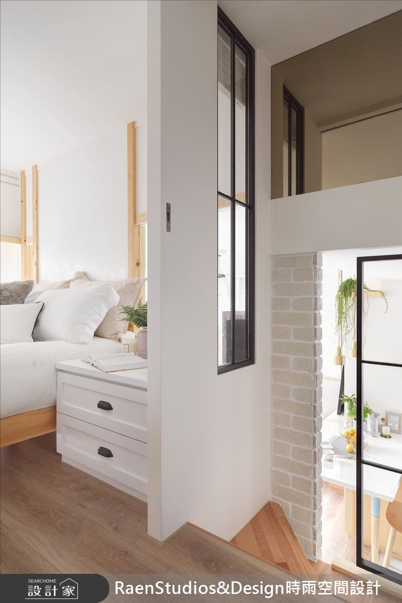 新成屋(5年以下)＿北歐風臥室案例圖片＿時雨空間設計＿時雨_Bonjour!巴黎小宅大夢之19