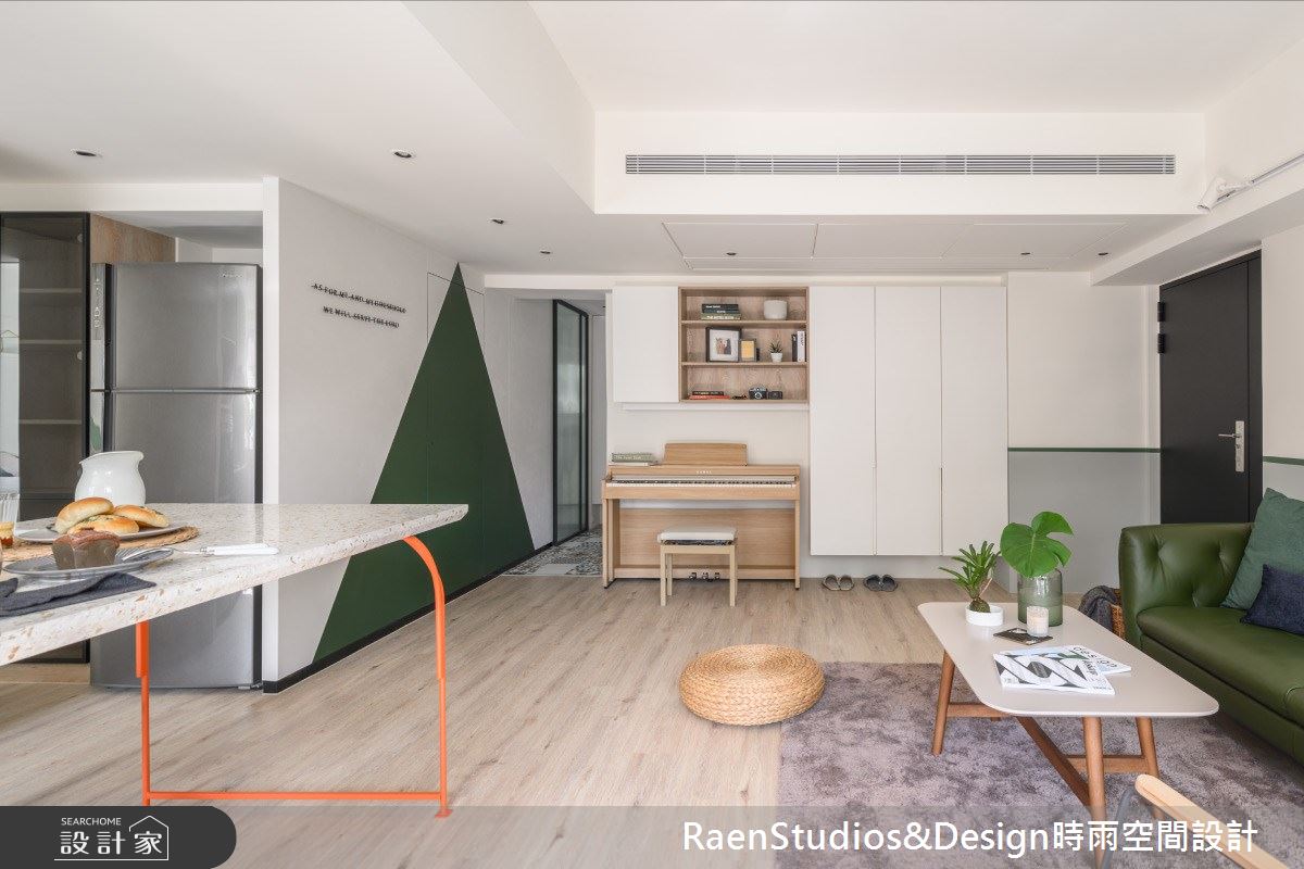 21坪老屋(16~30年)＿北歐風玄關案例圖片＿時雨空間設計＿時雨_Hej barn 嗨！孩子們之8