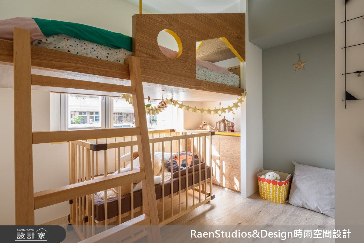 21坪老屋(16~30年)＿北歐風兒童房兒童房案例圖片＿時雨空間設計＿時雨_Hej barn 嗨！孩子們之15