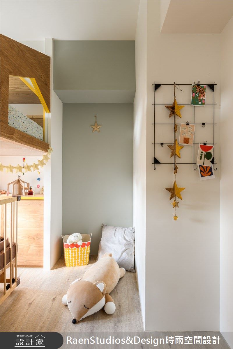 21坪老屋(16~30年)＿北歐風兒童房兒童房案例圖片＿時雨空間設計＿時雨_Hej barn 嗨！孩子們之19