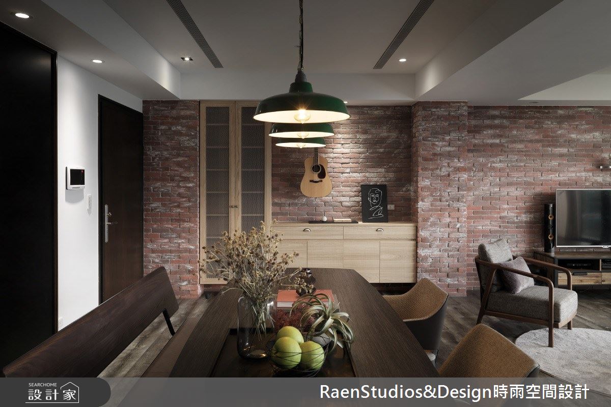 40坪中古屋(5~15年)＿美式風餐廳案例圖片＿時雨空間設計＿時雨_曠野森林之1