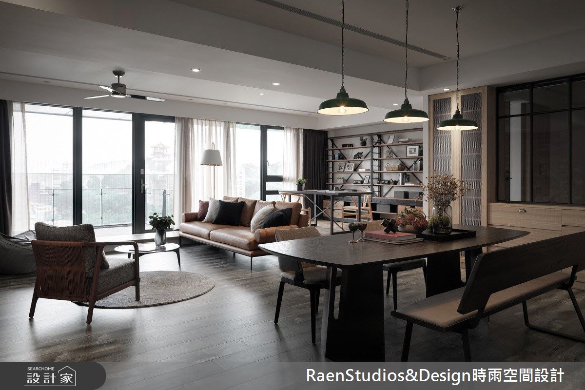 40坪中古屋(5~15年)＿美式風餐廳案例圖片＿時雨空間設計＿時雨_曠野森林之3