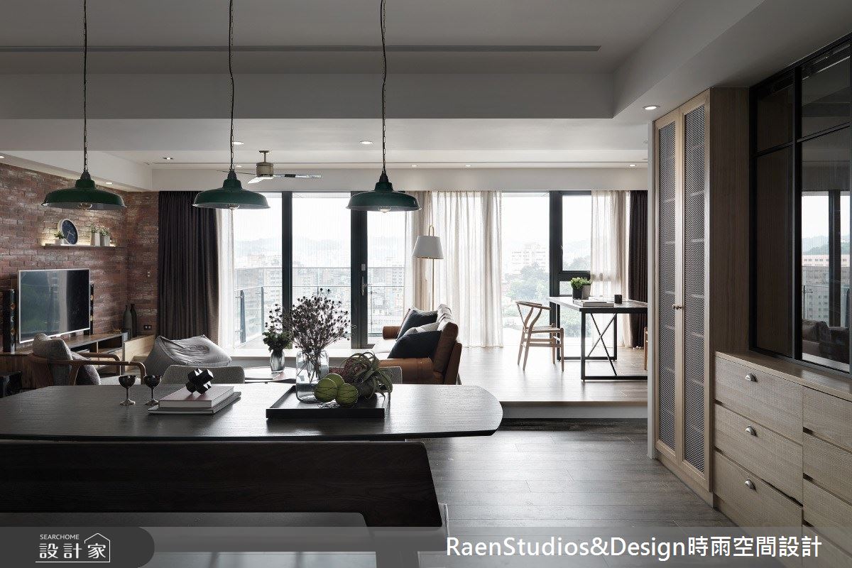 40坪中古屋(5~15年)＿美式風餐廳案例圖片＿時雨空間設計＿時雨_曠野森林之10