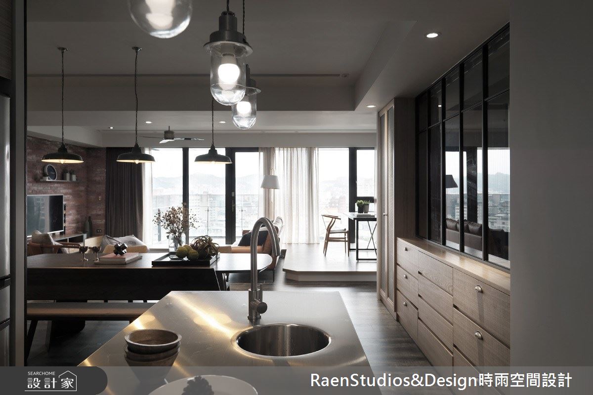 40坪中古屋(5~15年)＿美式風中島案例圖片＿時雨空間設計＿時雨_曠野森林之11