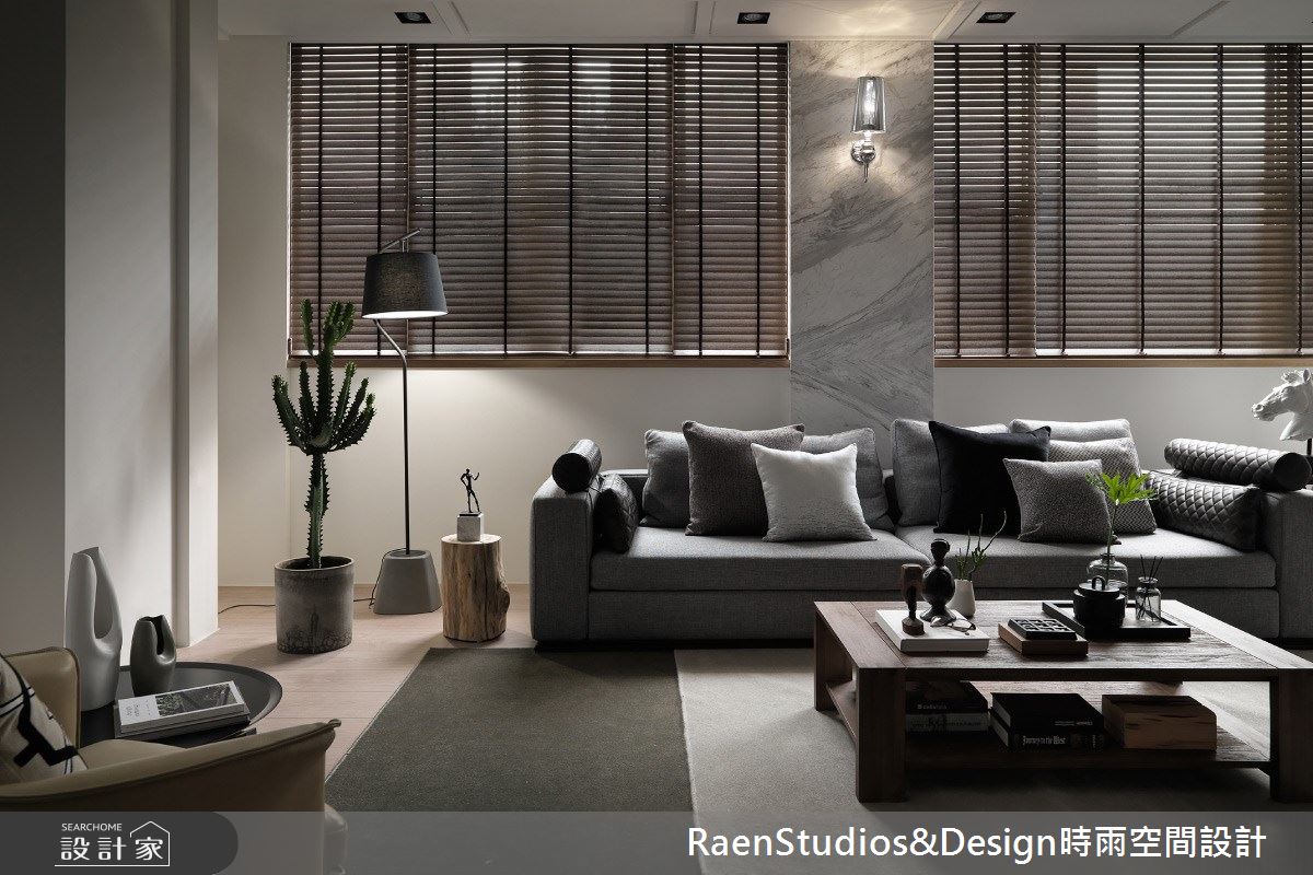 老屋(16~30年)＿現代風客廳案例圖片＿時雨空間設計＿時雨_優雅的要塞之2