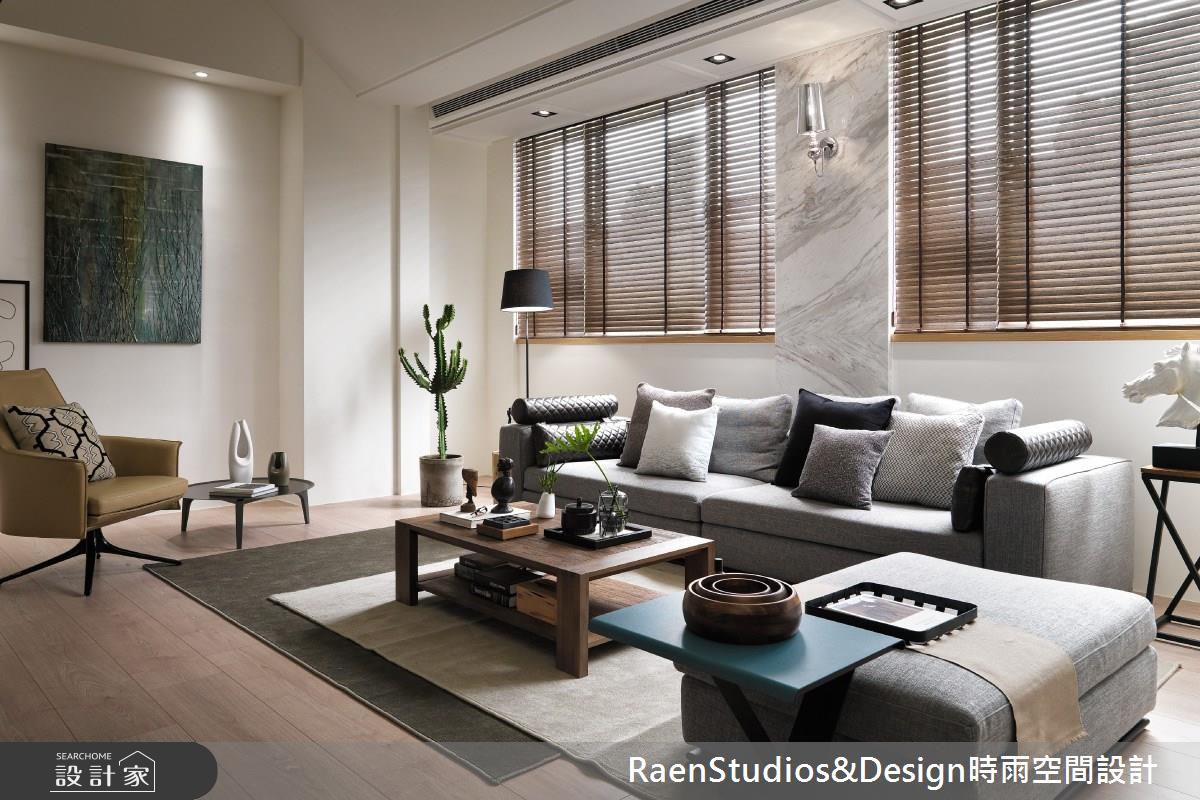 老屋(16~30年)＿現代風客廳案例圖片＿時雨空間設計＿時雨_優雅的要塞之3