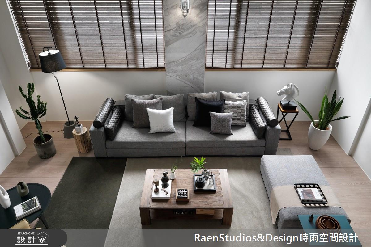 老屋(16~30年)＿現代風客廳案例圖片＿時雨空間設計＿時雨_優雅的要塞之6