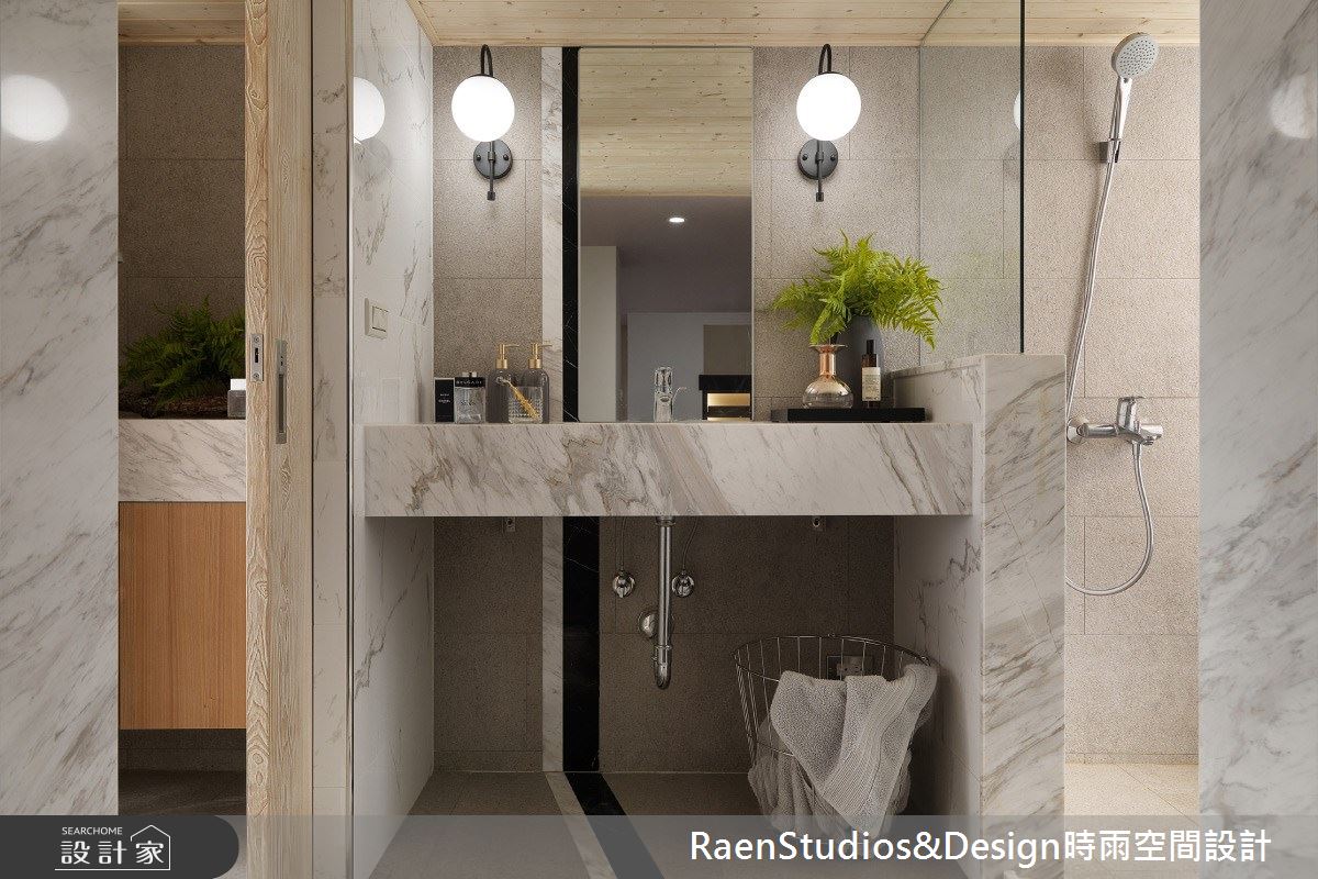 老屋(16~30年)＿現代風浴室案例圖片＿時雨空間設計＿時雨_優雅的要塞之11