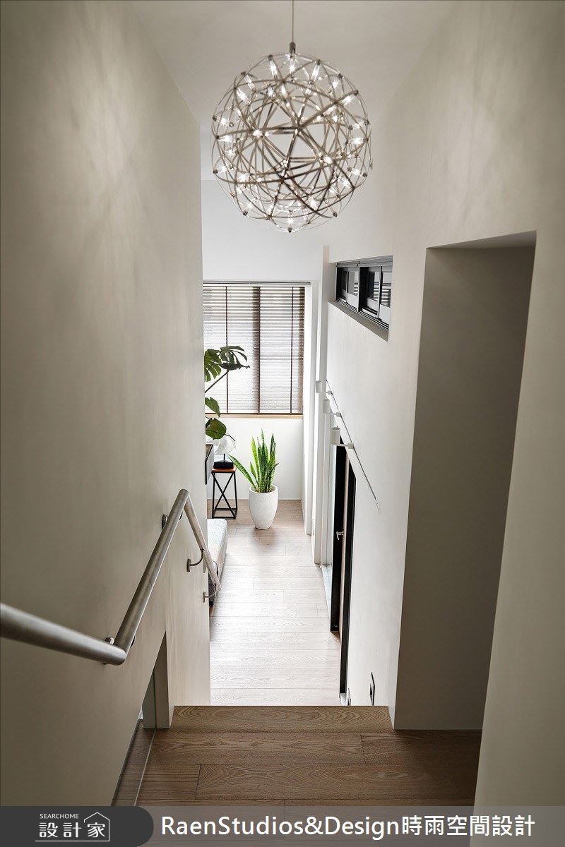 老屋(16~30年)＿現代風樓梯案例圖片＿時雨空間設計＿時雨_優雅的要塞之12