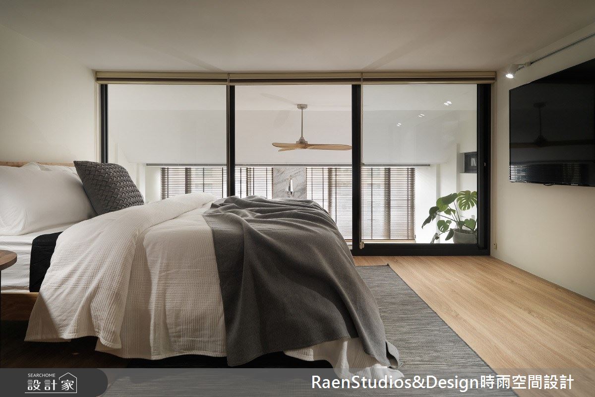 老屋(16~30年)＿現代風臥室案例圖片＿時雨空間設計＿時雨_優雅的要塞之13