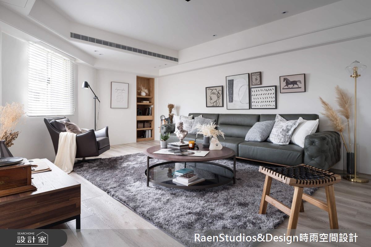 100坪老屋(31~40年)＿美式風客廳案例圖片＿時雨空間設計＿時雨_Homellery Home+Gallery之8