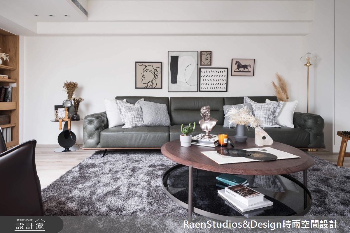 100坪老屋(31~40年)＿美式風客廳案例圖片＿時雨空間設計＿時雨_Homellery Home+Gallery之9
