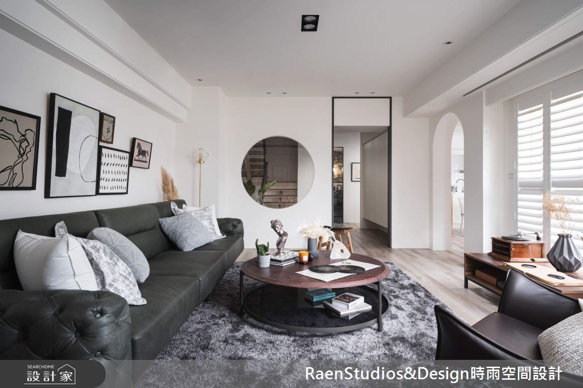 100坪老屋(31~40年)＿美式風客廳案例圖片＿時雨空間設計＿時雨_Homellery Home+Gallery之6