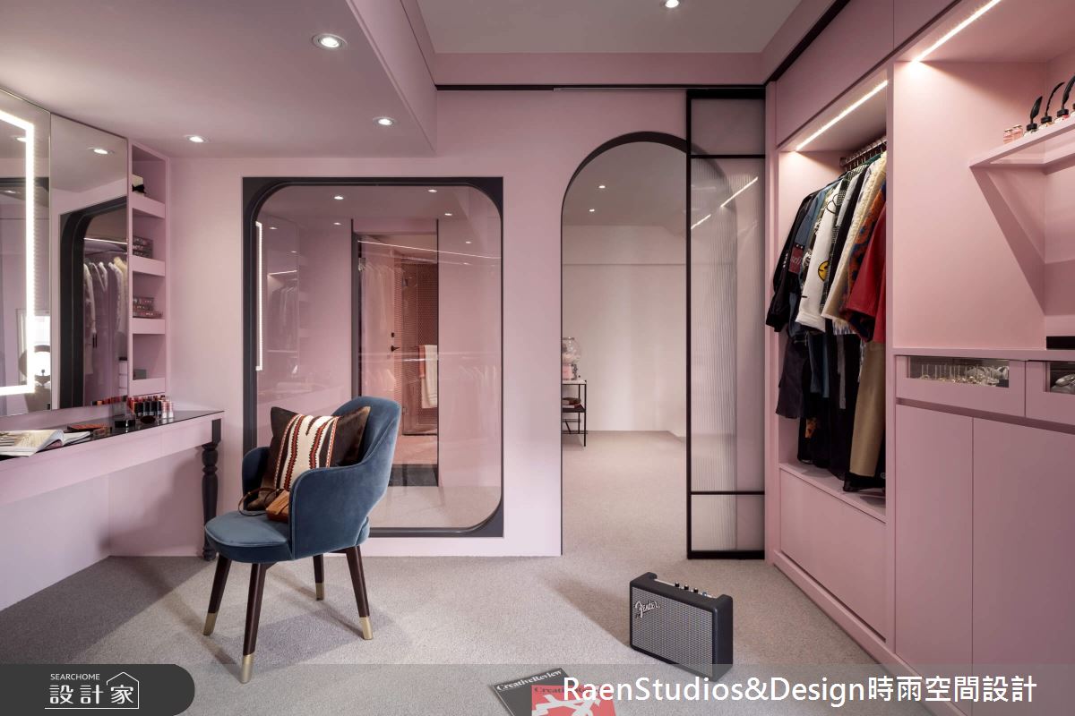 100坪老屋(31~40年)＿美式風更衣間案例圖片＿時雨空間設計＿時雨_Homellery Home+Gallery之23