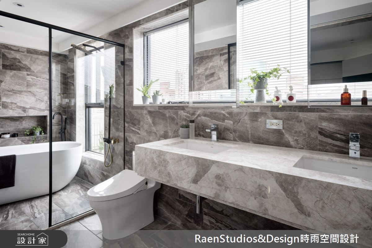 100坪老屋(31~40年)＿美式風浴室案例圖片＿時雨空間設計＿時雨_Homellery Home+Gallery之36